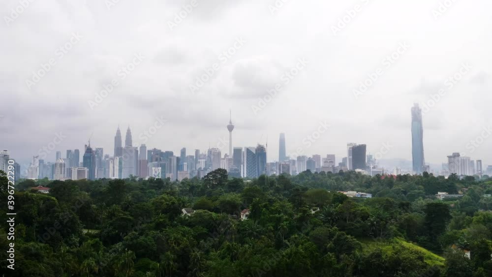 4K TIME-LAPSE KUALA LUMPUR SKYLINE VIEW FROM BUKIT TUNKU, MALAYSIA 4K TIME-LAPSE KUALA LUMPUR SKYLINE VIEW FROM BUKIT TUNKU, MALAYSIA