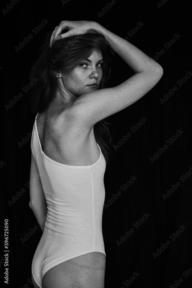 photo of woman with long hair in white lingerie photo of woman with long hair in white lingerie