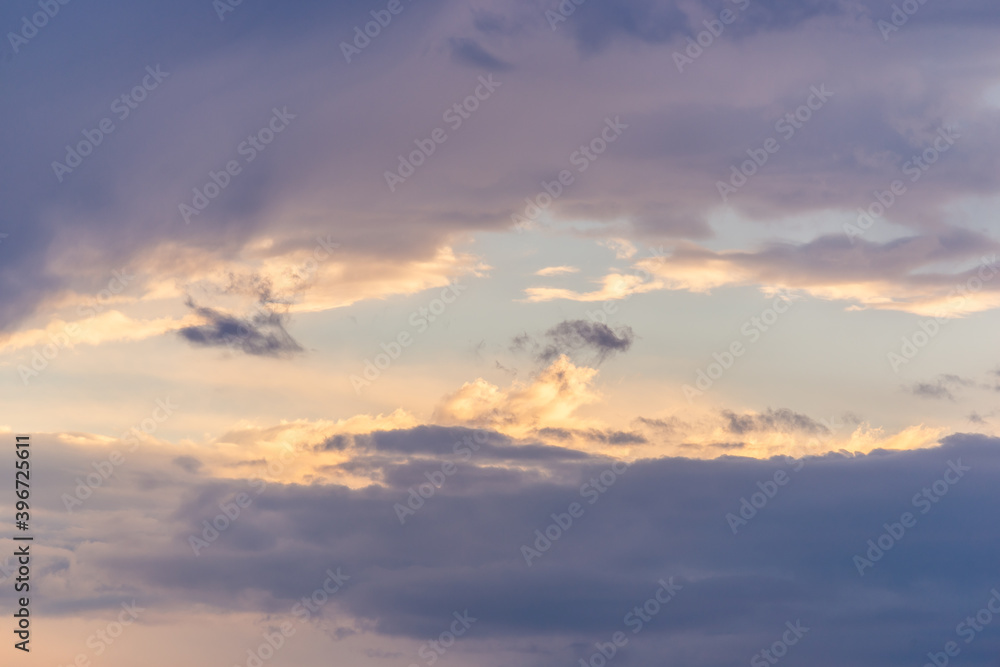 colorful dramatic sky with cloud at sunset colorful dramatic sky with cloud at sunset