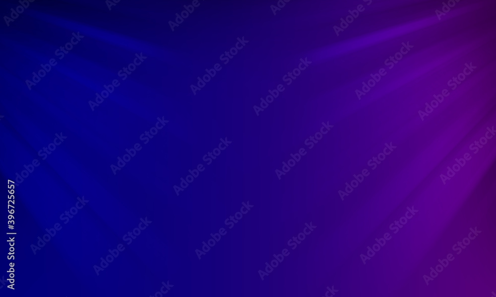 Blue and purple abstract background with white light pattern.