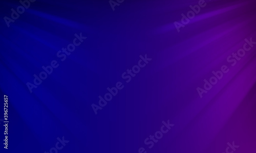Blue and purple abstract background with white light pattern.