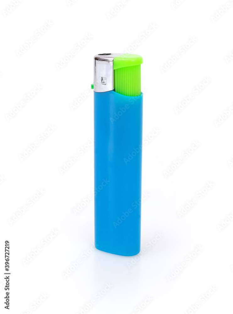 Gas lighter isolated on a white background Gas lighter isolated on a white background