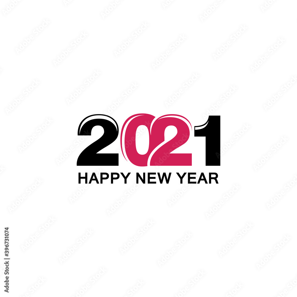 Happy New Year 2021 Celebration Design, Vector illustration template vector Happy New Year 2021 Celebration Design, Vector illustration template vector