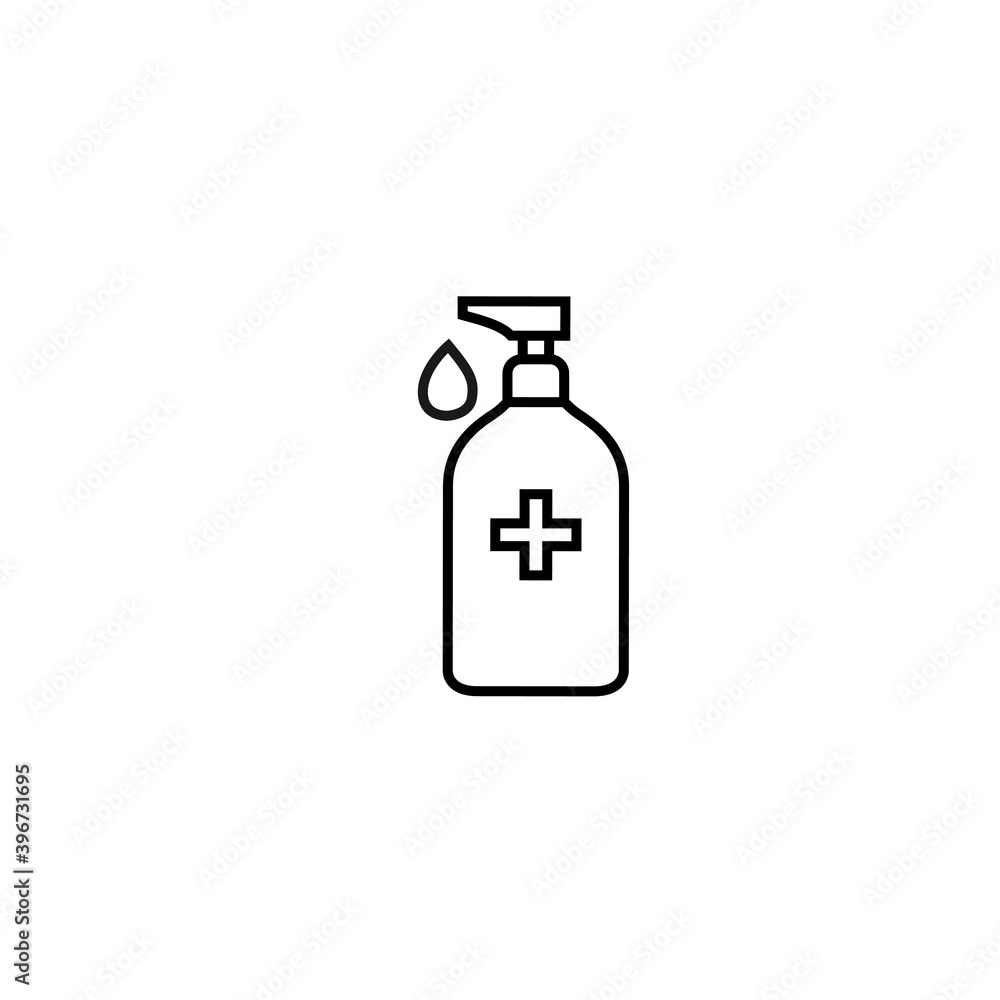 Disinfection. Hand sanitizer bottle icon, washing gel. Vector illustrationDisinfection. Hand sanitizer bottle icon, washing gel. Vector illustration
Disinfection. Hand sanitizer bottle icon, washing gel. Vector illustrationDisinfection. Hand sanitizer bottle icon, washing gel. Vector illustration