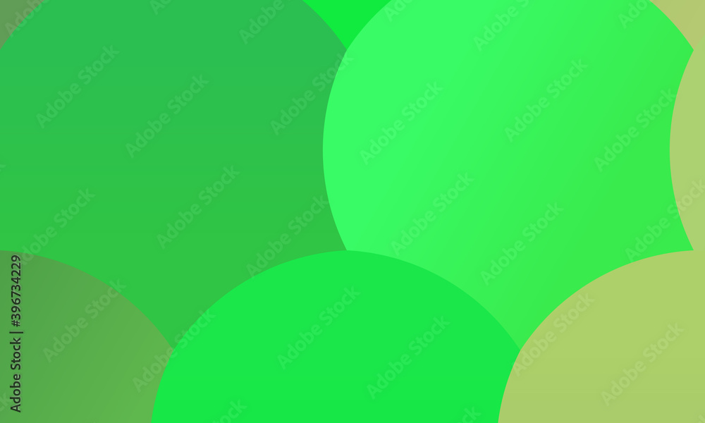 Original Light green and lemon yellow circles background, digitally created