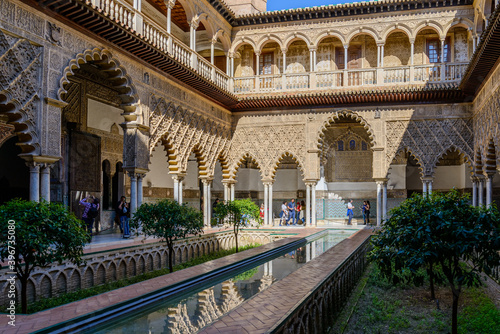 Patio de Doncellas, Real Alcázar de Sevilla, Séville