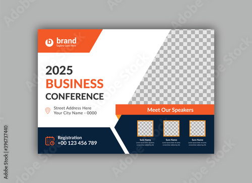 Business Conference Flyer Template Design