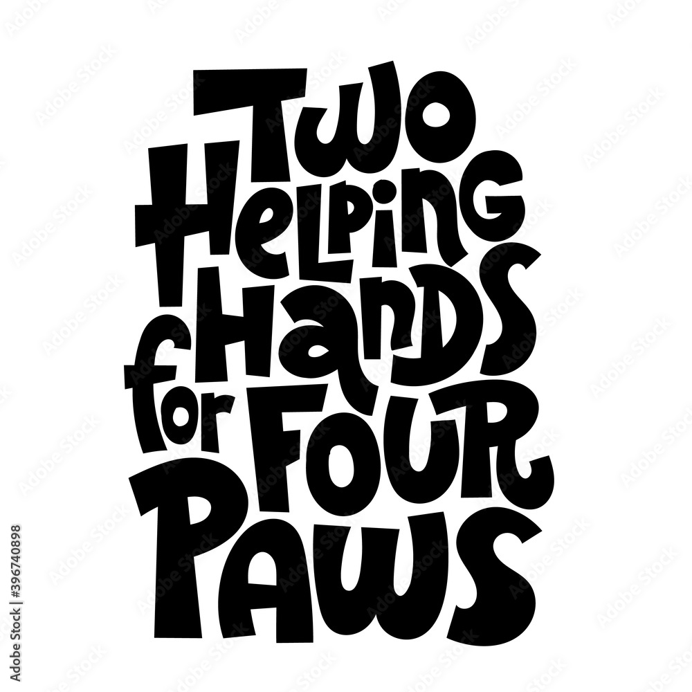 Lettering about pet Lettering about pet