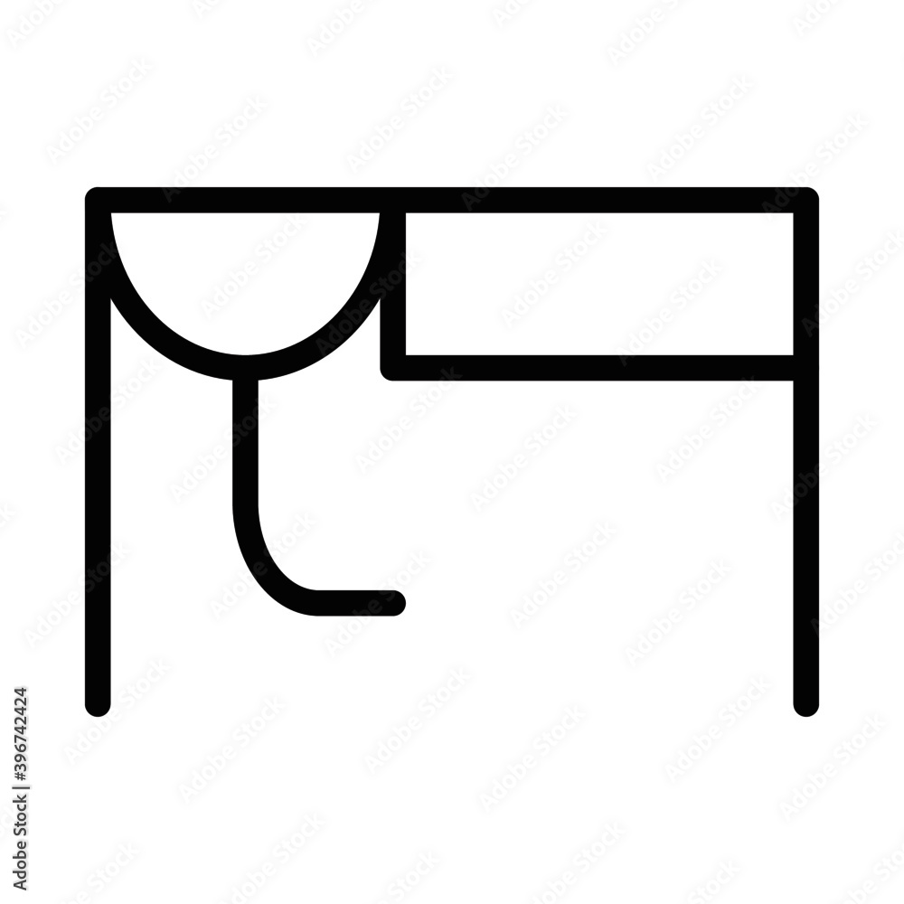 Wastapel line icon. vector illustration design Wastapel line icon. vector illustration design