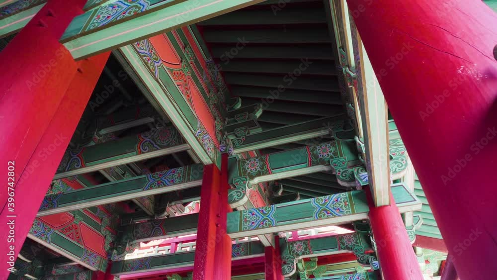Korea famous tourist destination, ancient architecture, Woljeonggyo Bridge in Gyeongju 4k Korea famous tourist destination, ancient architecture, Woljeonggyo Bridge in Gyeongju 4k