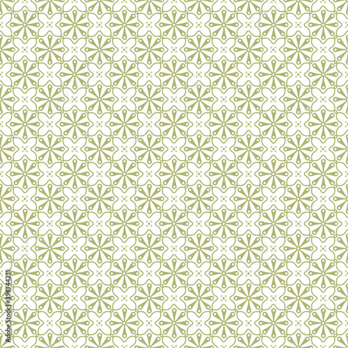 White and gold floral pattern background