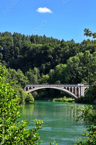 Die neue Illerbrücke zwischen Illerbeuren und Lautrach