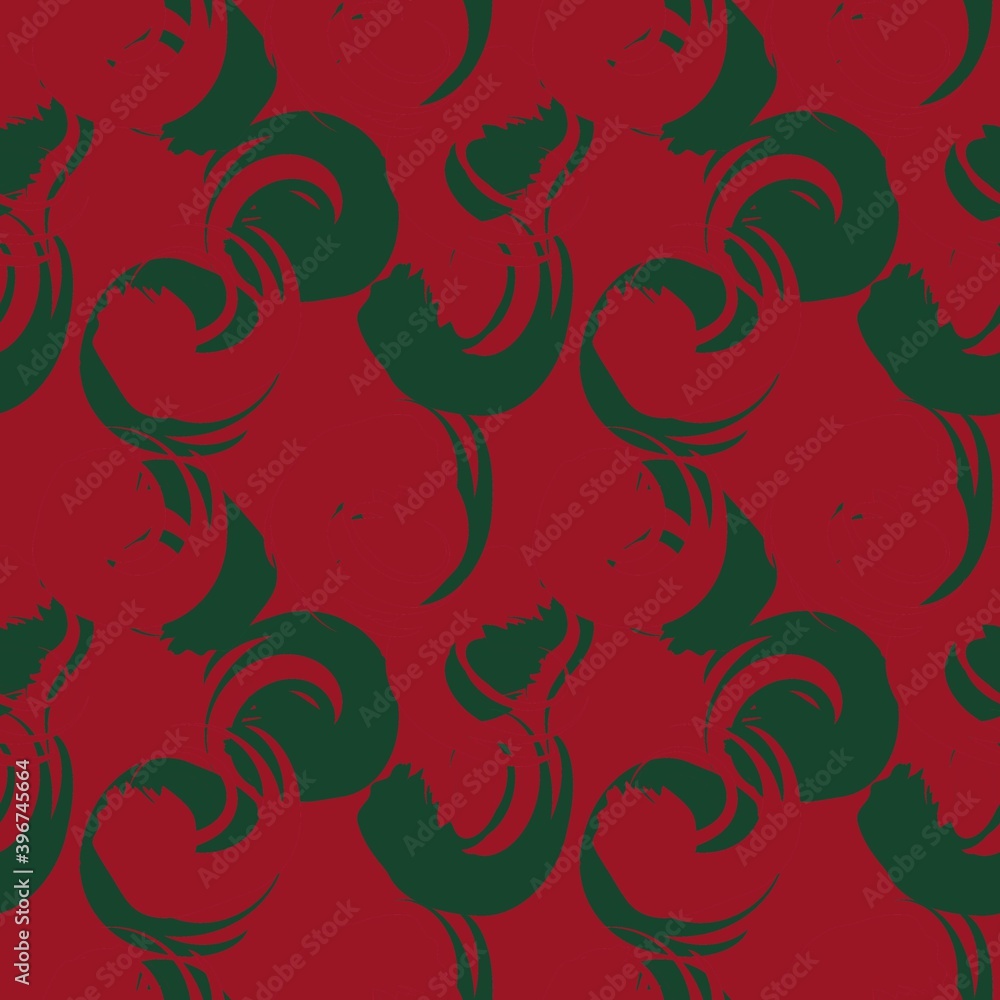 Red Brush Strokes Seamless Pattern Background Red Brush Strokes Seamless Pattern Background