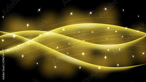 Abstract shiny wave background