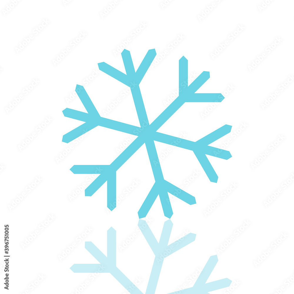 Snowflake icon, winter symbol, template flat graphic design, cold sign, Xmas time, isolated temperature button for app, vector illustration Snowflake icon, winter symbol, template flat graphic design, cold sign, Xmas time, isolated temperature button for app, vector illustration