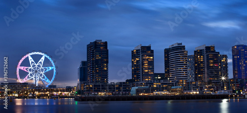 Melbourne Star and docklands marina
