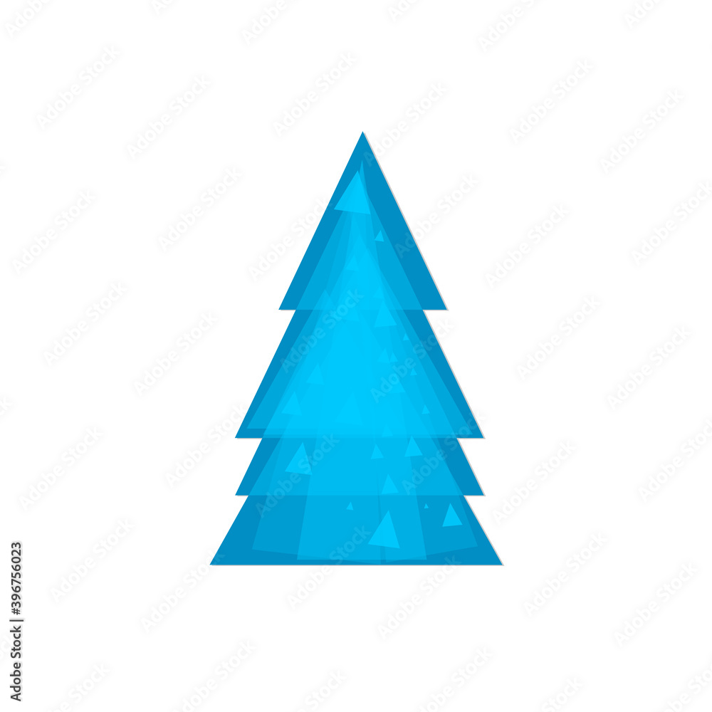 Christmas tree icon, isolated Xmas fir symbol, graphic design template, vector illustration Christmas tree icon, isolated Xmas fir symbol, graphic design template, vector illustration