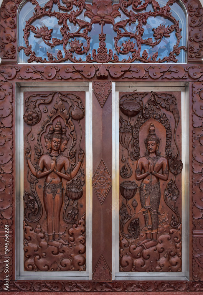 door of the temple