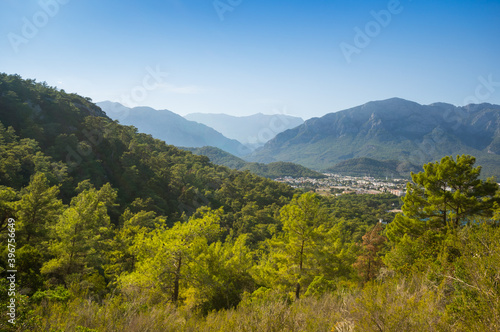 View of mountains in Kemer  Turkey