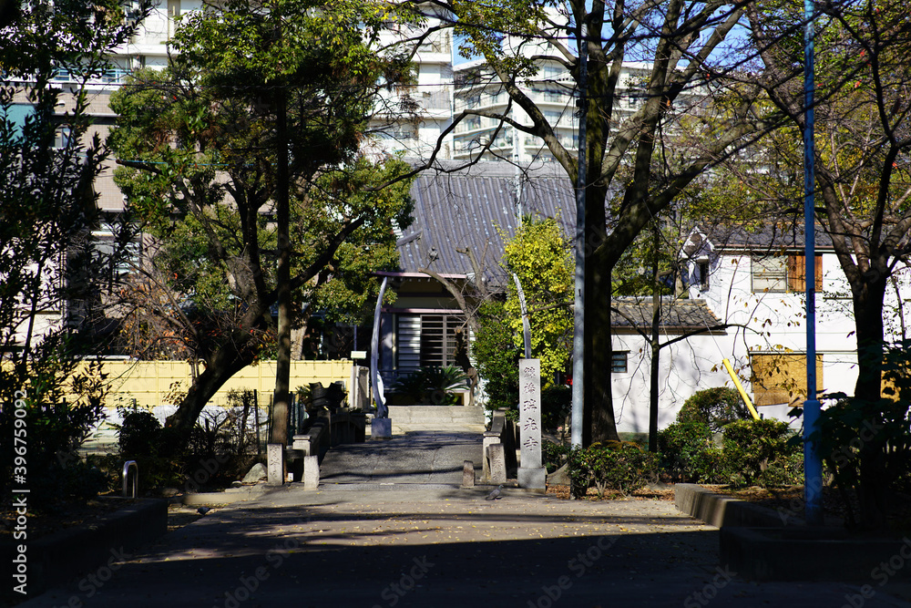 大阪のクジラ橋で有名な瑞光寺 大阪のクジラ橋で有名な瑞光寺