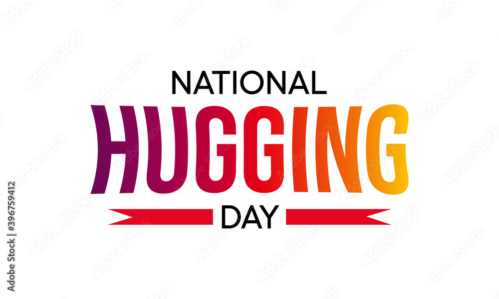 Vector illustration on the theme of National Hugging day observed each year on January 21st. Vector illustration on the theme of National Hugging day observed each year on January 21st.