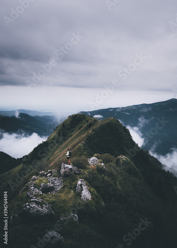 Montée du mont Krn en Slovénie