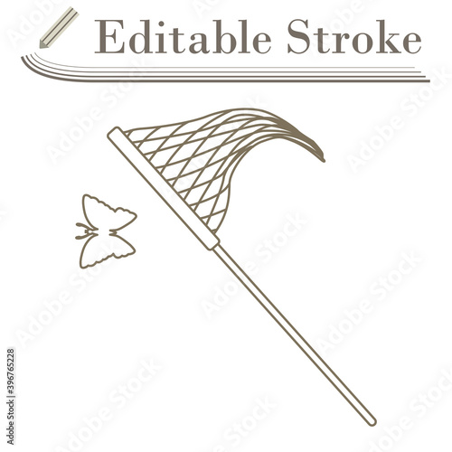 Icon Of Butterfly Net