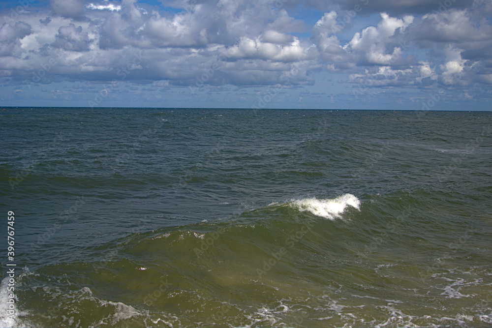 The Baltic sea under a summer sky