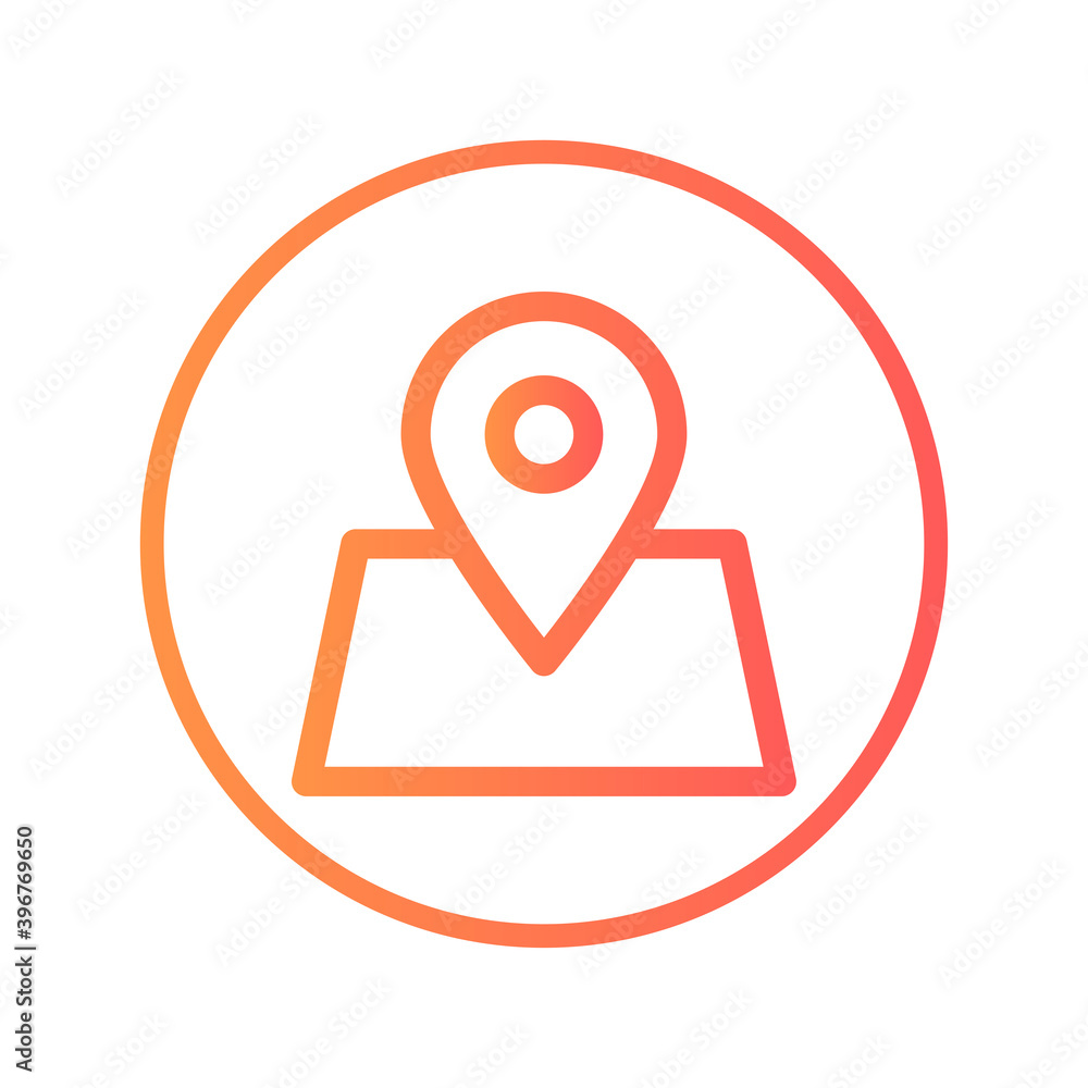location icon vector illustration. location icon gradient design. location icon vector illustration. location icon gradient design.