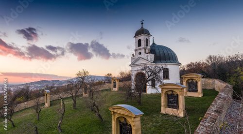 Small chapel in Pecs, Hungary photo