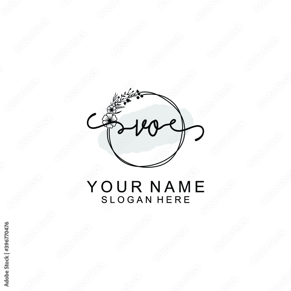 Initial VO Handwriting, Wedding Monogram Logo Design, Modern Minimalistic and Floral templates for Invitation cards Initial VO Handwriting, Wedding Monogram Logo Design, Modern Minimalistic and Floral templates for Invitation cards