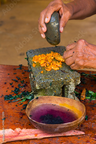 Boruca (also known as the Brunca or the Brunka) indigenous people, Costa Rica, Central America, America photo