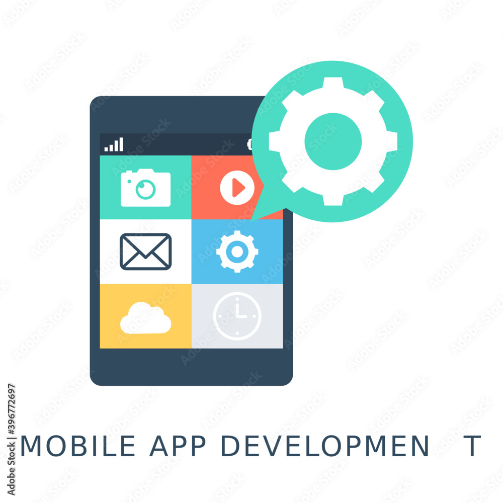 App Development Flat Vector Icon
App Development Flat Vector Icon