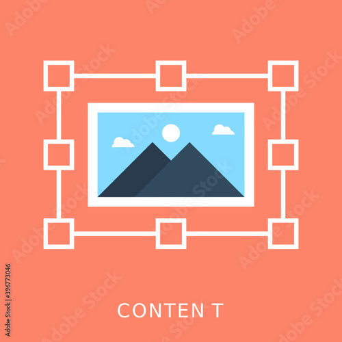 
Content Flat Vector Icon
