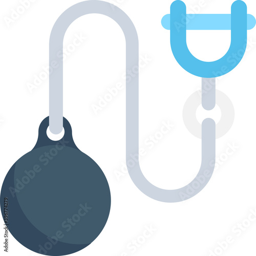 
Kettlebell Ball Flat vector Icon
