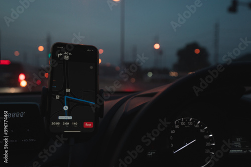 
gps used in car navigation