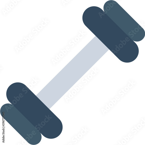 
Dumbbell Flat vector Icon
