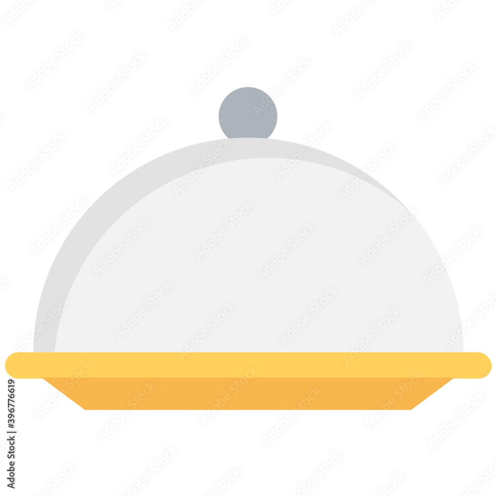 Platter Flat vector Icon