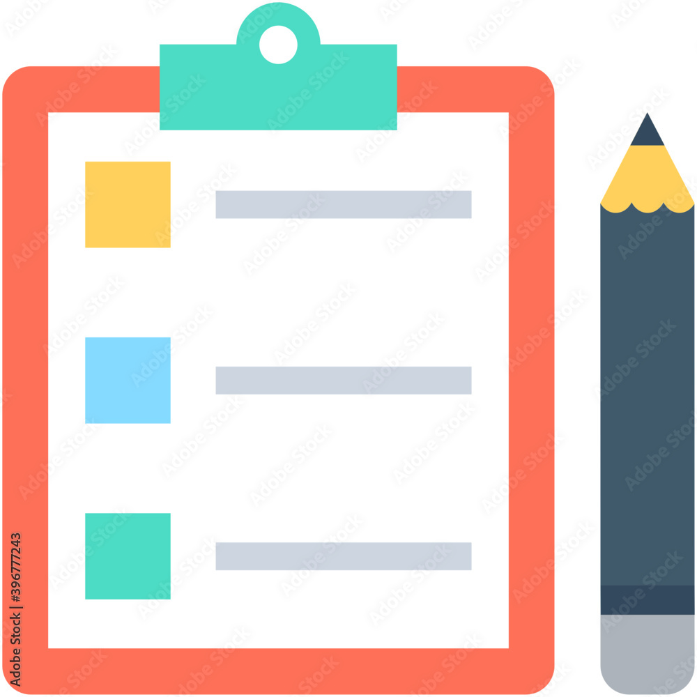 Checklist Flat vector Icon
Checklist Flat vector Icon
