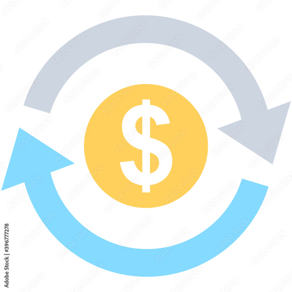 Currency Exchange Flat Vector Icon
Currency Exchange Flat Vector Icon