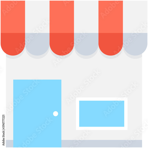 
Shop Flat Vector Icon
