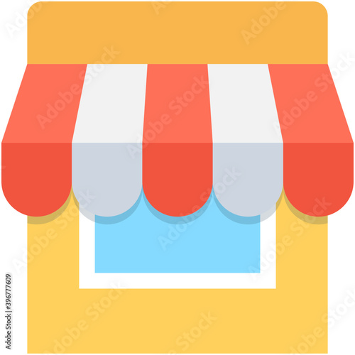 
Shop Flat Vector Icon
