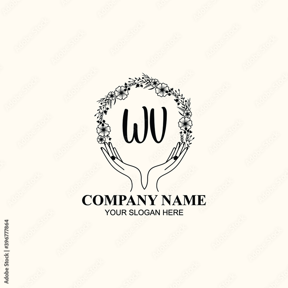 Initial WV Handwriting, Wedding Monogram Logo Design, Modern Minimalistic and Floral templates for Invitation cards Initial WV Handwriting, Wedding Monogram Logo Design, Modern Minimalistic and Floral templates for Invitation cards