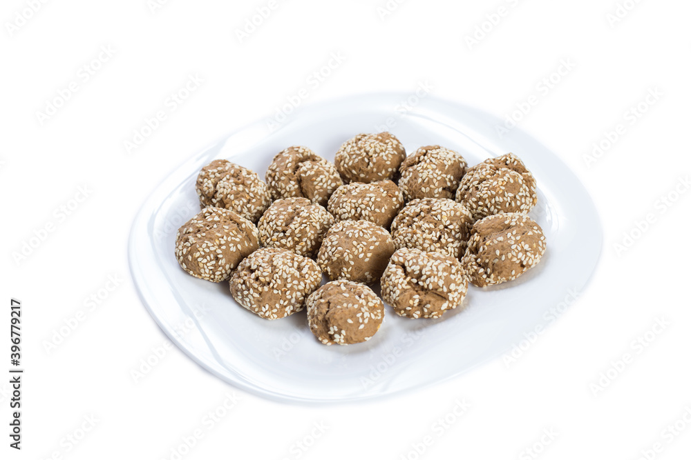 Gingerbread cookies isolated on a white. Gingerbread cookies isolated on a white.