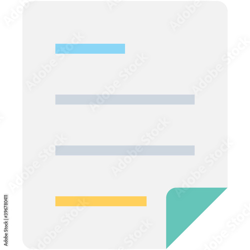 
Checklist Flat vector Icon
