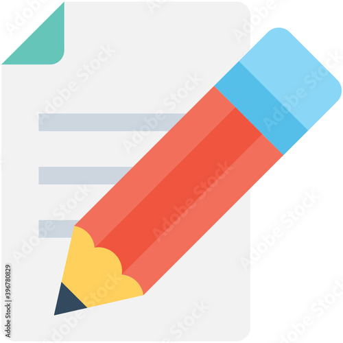 
Checklist Flat vector Icon
