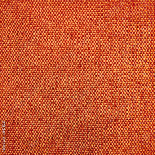 Fabric texture deep orange color for background or design