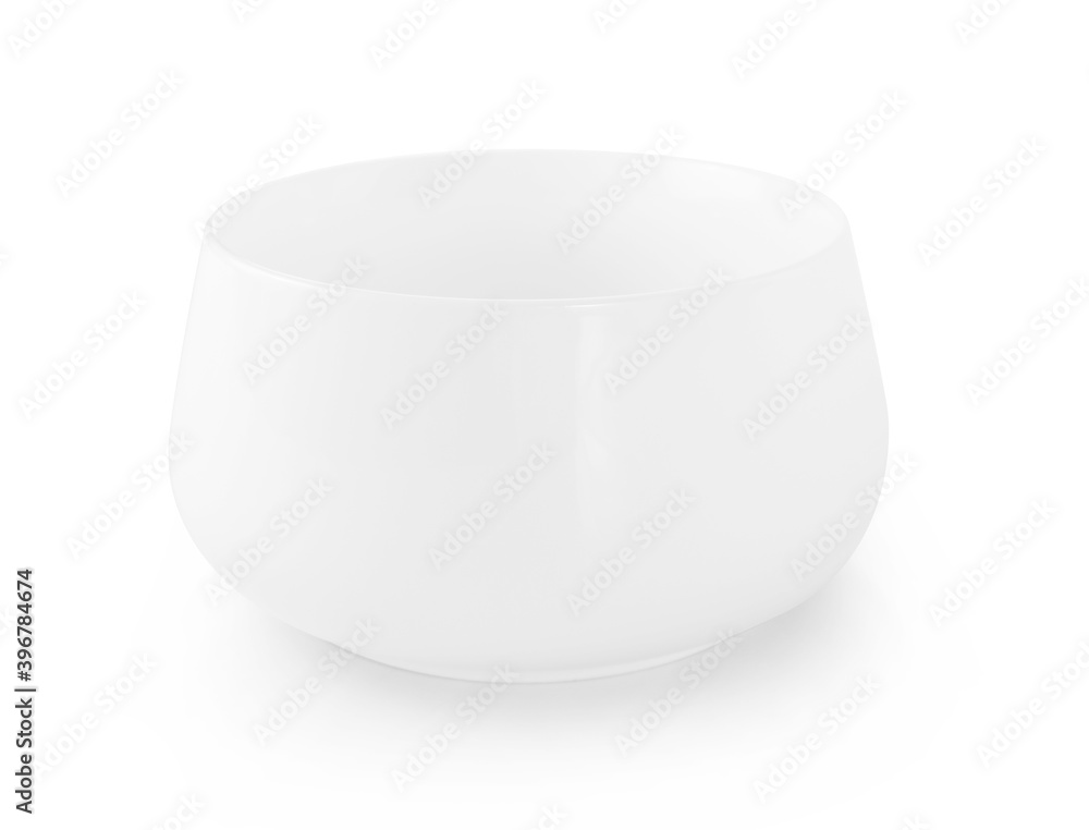 white bowl isolated on white background. white bowl isolated on white background.