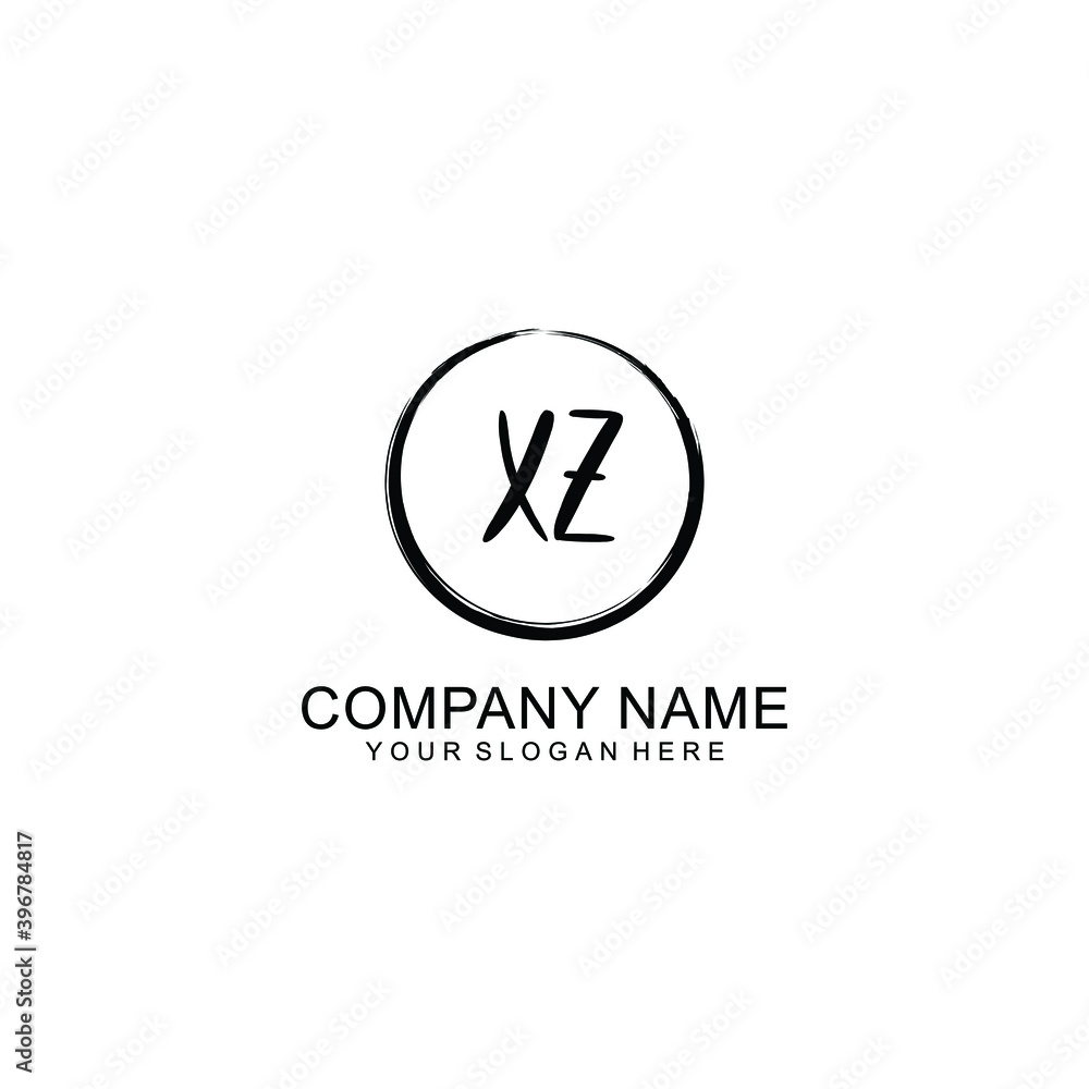 Initial XZ Handwriting, Wedding Monogram Logo Design, Modern Minimalistic and Floral templates for Invitation cards Initial XZ Handwriting, Wedding Monogram Logo Design, Modern Minimalistic and Floral templates for Invitation cards