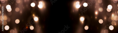 Beautiful festive bokeh on ...